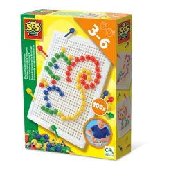 Clearance 100 Dele Stiftmosaik Børn Kreativ Leg