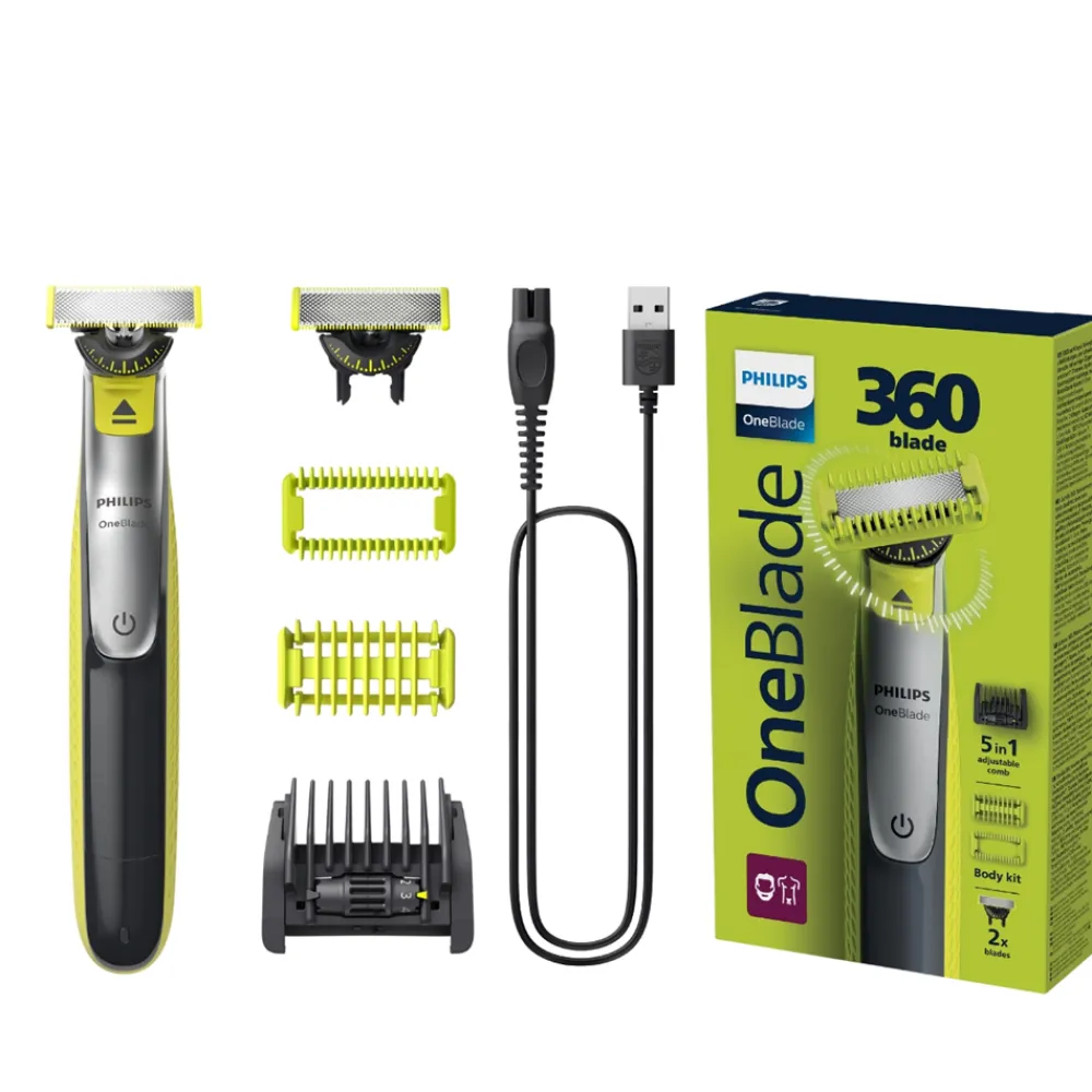 Philips 360 QP2834/23 Oneblade Face & Body Barbermaskine- Personlig Pleje