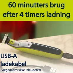 Philips 360 QP2834/23 Oneblade Face & Body Barbermaskine- Personlig Pleje