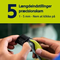 Philips 360 QP2834/23 Oneblade Face & Body Barbermaskine- Personlig Pleje