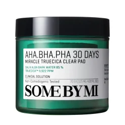 Hot AHA BHA PHA 30 Days Miracle Truecica Clear Pad, 125 ml Hudpleje