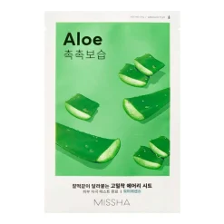 Missha Airy Fit Sheet Mask - Aloe, 1 stk- Hudpleje
