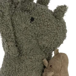 Konges Sløjd Aktivitets Triceratops Bamse,-Børn Bamser & Tøjdyr