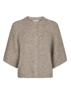 Discount Amaya Fluffy Knit Cardigan, , 36 Dame Strik & Sweatshirts|Cardigans