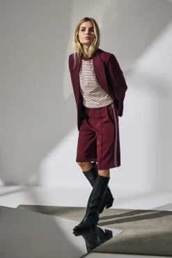 Best AminaCC Crease Bermuda Shorts, , M Dame Shorts