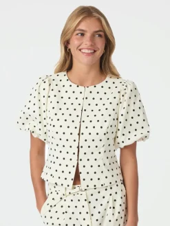 Clearance Anela Dot Bluse, , 38 Dame Bluser & Skjorter