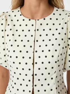 Clearance Anela Dot Bluse, , 38 Dame Bluser & Skjorter