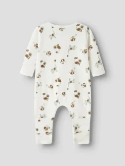 Name It Animal Zip 2-pak Natdragt, , 80 cm-Børn Undertøj & Nattøj