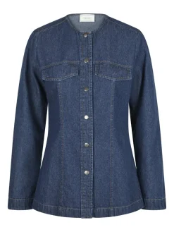 Neo Noir Annie Denim Skjorte, , 34-Dame Jakker & Frakker