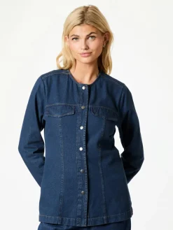 Neo Noir Annie Denim Skjorte, , 34-Dame Jakker & Frakker