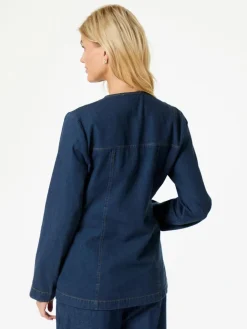 Neo Noir Annie Denim Skjorte, , 34-Dame Jakker & Frakker