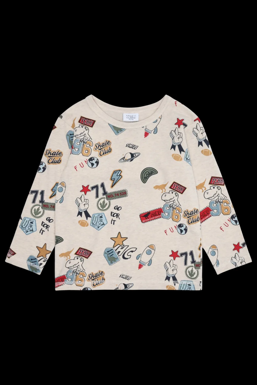 Hust & Claire Anton Badges Bluse, , 116 cm-Børn Bluser