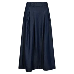 Sale AnyaCC Denim Pleat Nederdel, , S Dame Nederdele