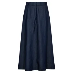 Sale AnyaCC Denim Pleat Nederdel, , S Dame Nederdele