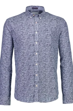 Bison AOP Cotton/Linen Skjorte, , XL- Skjorter