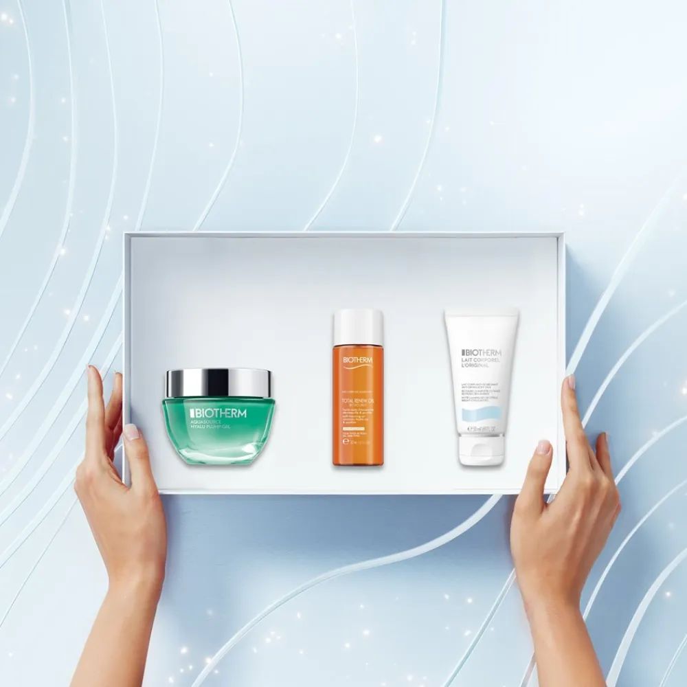 Biotherm Aquasource Hyalu Plump Gaveæske- Gaveæsker Til Hende|Kropspleje
