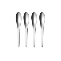 Georg Jensen Arne Jacobsen Dessertske, Mat, 4 Dele- Bestik