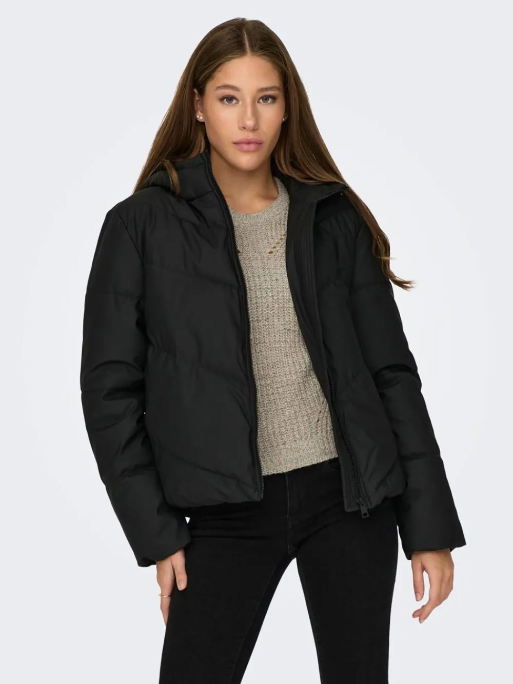 JDY Arnhem Short Puffer Jakke, , XS-Dame Jakker & Frakker