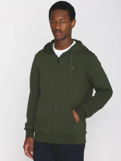 Knowledge Cotton Apparel Ask Zip Hættetrøje, , M- Sweatshirts & Trøjer