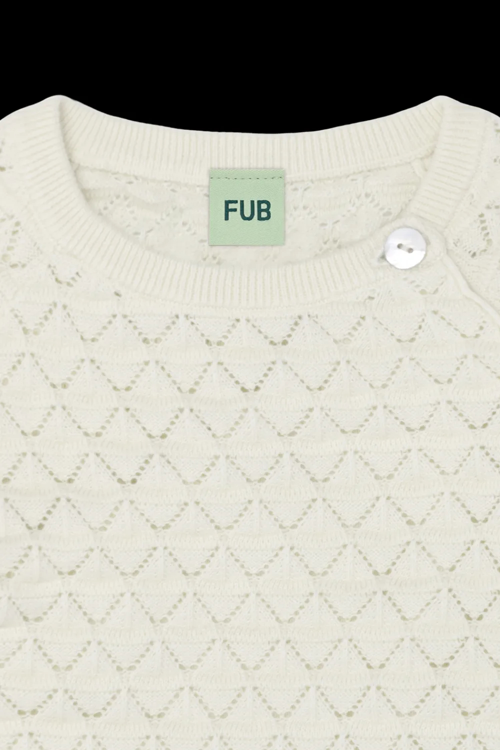 Outlet Baby Pointelle Cardigan, , 92 cm Børn Cardigans