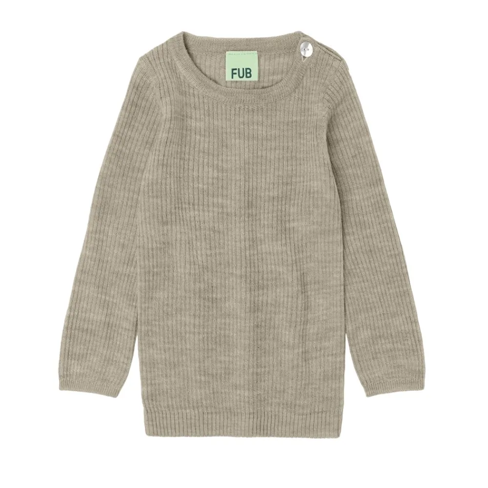 FUB Baby Rib Bluse, , 74 cm-Børn Bluser
