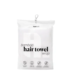 Best Bamboo Hair Towel Wrap, Tilbehør Til Hår