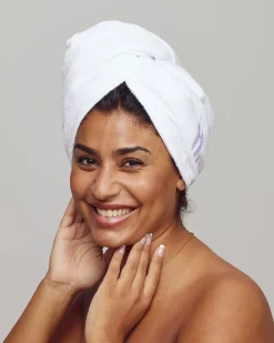 Best Bamboo Hair Towel Wrap, Tilbehør Til Hår