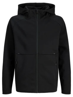 Jack & Jones Junior Base Zip Sweat Hættetrøje, , 152 cm-Børn Strik & Sweatshirts