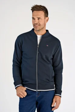 Bison Baseball Collar Cardigan, , L- Cardigans