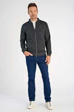 Bison Baseball Collar Cardigan, , XL- Cardigans