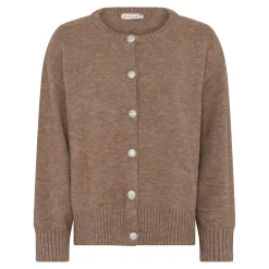 Best Basic Cosy Detail Knit Cardigan, , L Dame Cardigans|Strik & Sweatshirts