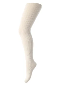 MP Denmark Basic Cotton Rib Strømpebukser, , 150 cm-Børn Sokker & Strømper
