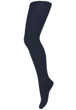 Basic Cotton Rib Strømpebukser, , 110 cm Børn Sokker & Strømper