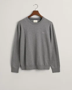 GANT Basic Crewneck Sweater, , M- Strik