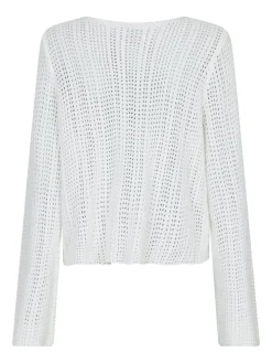 Neo Noir Bates Crochet Knit Cardigan, , 42-Dame Cardigans