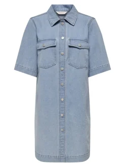 Online Belle Denimkjole, , XL Dame Kjoler