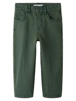 New Ben Overdyed Jeans, , 98 cm Børn Jeans