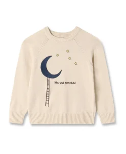 Fliink Benna Moon Striktrøje, , 104 cm-Børn Strik & Sweatshirts
