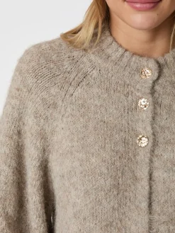 Clearance Benuta Fluffy Knit Cardigan, , 38 Dame Strik & Sweatshirts