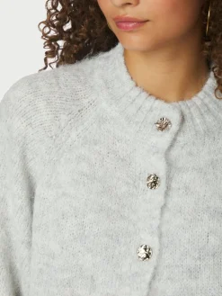 Benuta Fluffy Knit Cardigan, , 36 Dame Strik & Sweatshirts