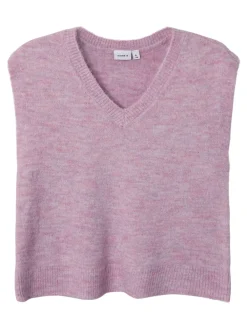 Name It Berit Strik Vest, , 122-128 cm-Børn Strik & Sweatshirts