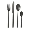 Clearance Bestiksæt, Sort Satin, 16 Dele Bestik