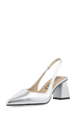 Bianco BIAMaralyn Slingback Metallic Højhælede Sko, , 40-Dame Højhælede Sko
