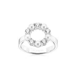 Sif Jakobs Jewellery Biella Perla Ring, , 54-Dame Ringe