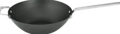 Clearance Black Iron Wok, Ø30 cm Gryder & Pander