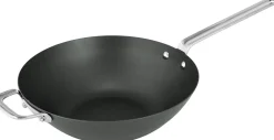Clearance Black Iron Wok, Ø30 cm Gryder & Pander