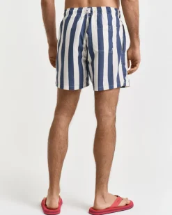 Sale Block Stripe Badeshorts, , 3XL Badetøj