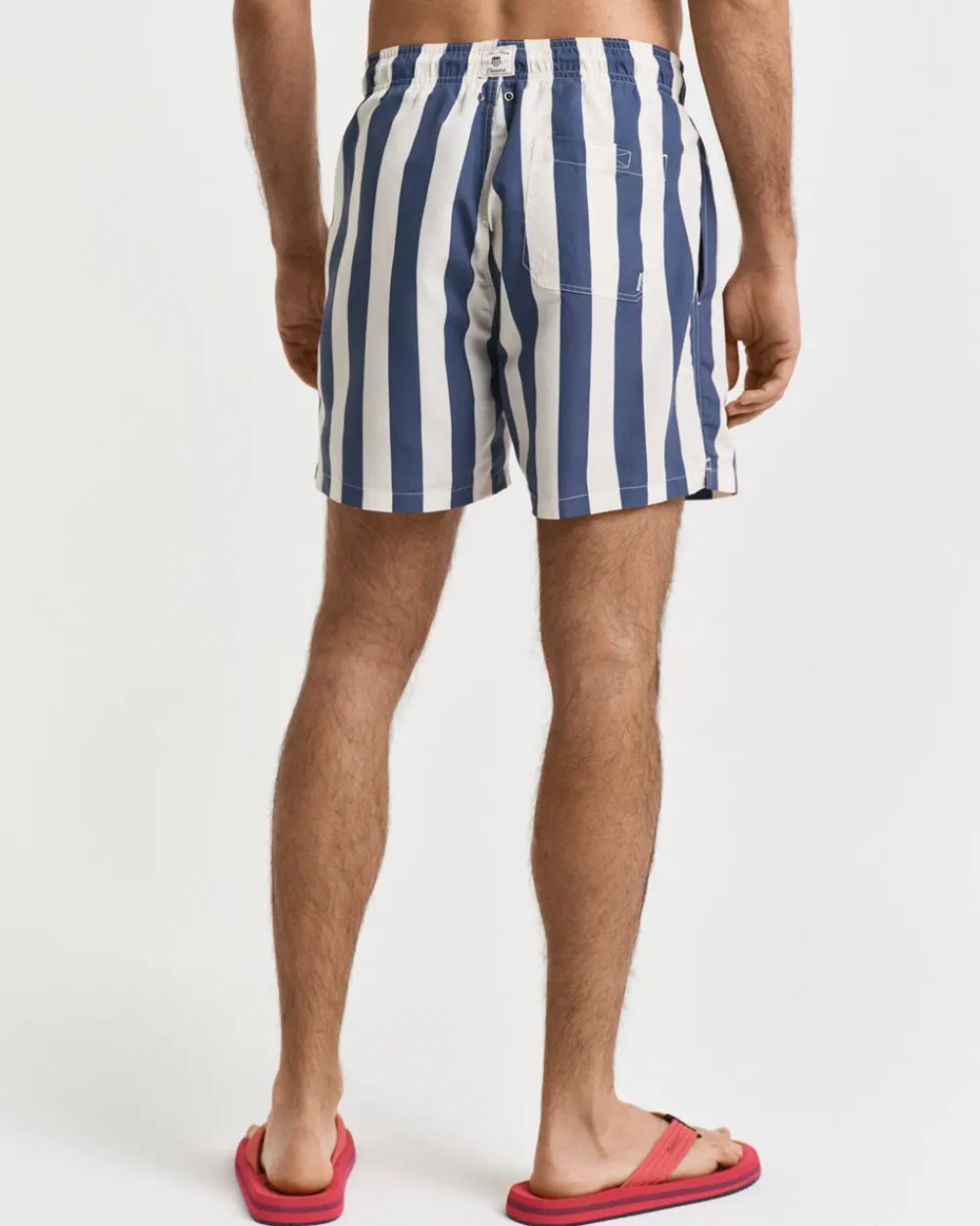 Sale Block Stripe Badeshorts, , 3XL Badetøj