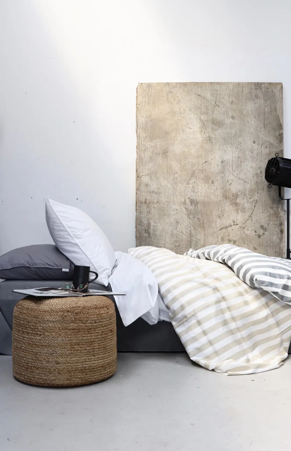 Clearance Blok Strib Sengelinned, , 140x220 cm Soveværelse|Sengetøj