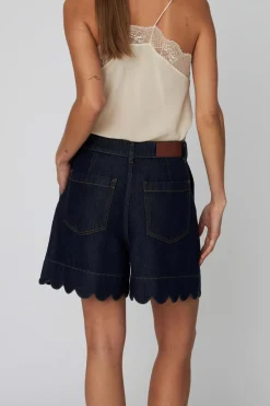 Clearance Blue Denim Shorts, , 38 Dame Shorts